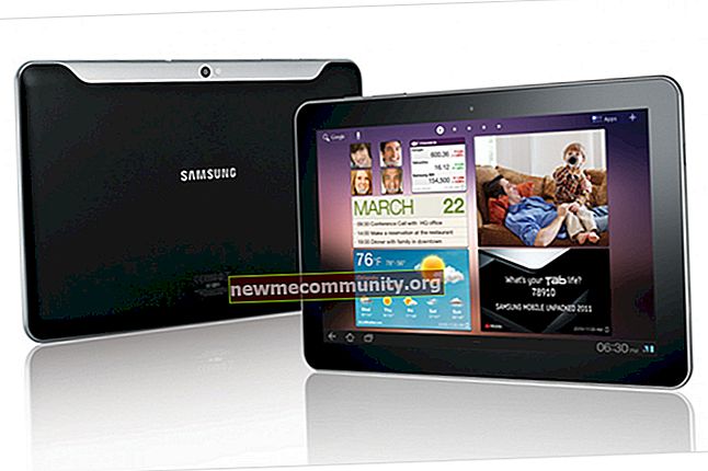 8-palcové tablety Samsung Galaxy Tab